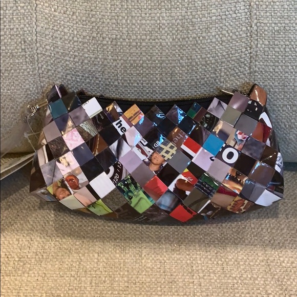 Rebagz by Half the Sky Designs Handbags - Rebagz Wristlet  9” x 4.5” Half the Sky Designs Recycled Bags
